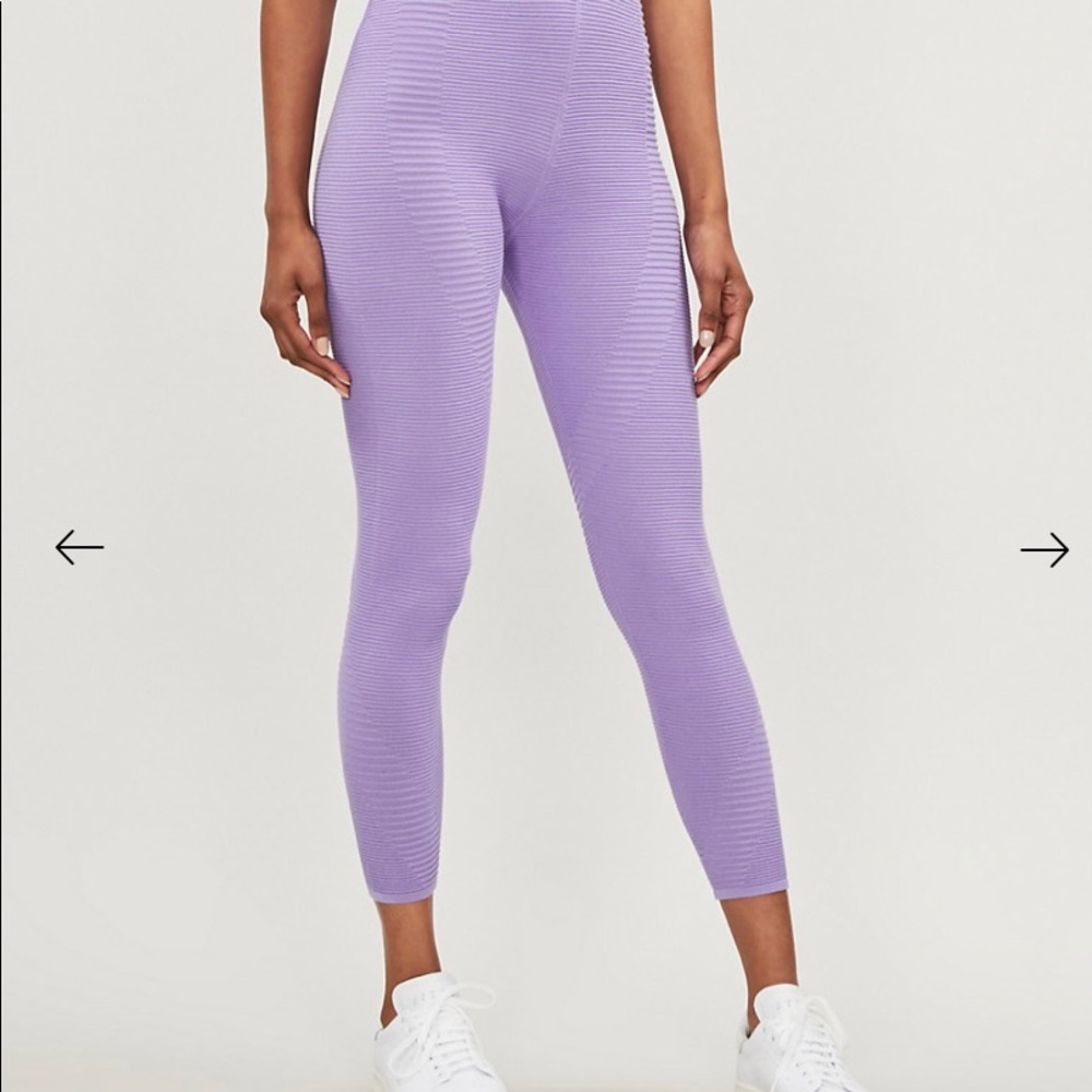 Adam Selman Sport Rib Knit Leggings.